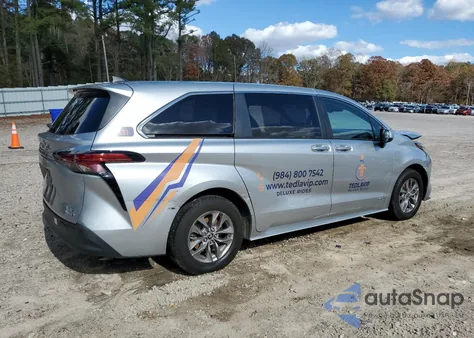 2021 Toyota Sienna Le из США, поврежденный, VIN 5TDKRKEC3MS072438